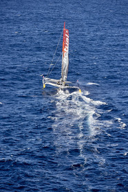 « ULTIM ACTUAL LEADER , Skipper Yves Le Blevec.