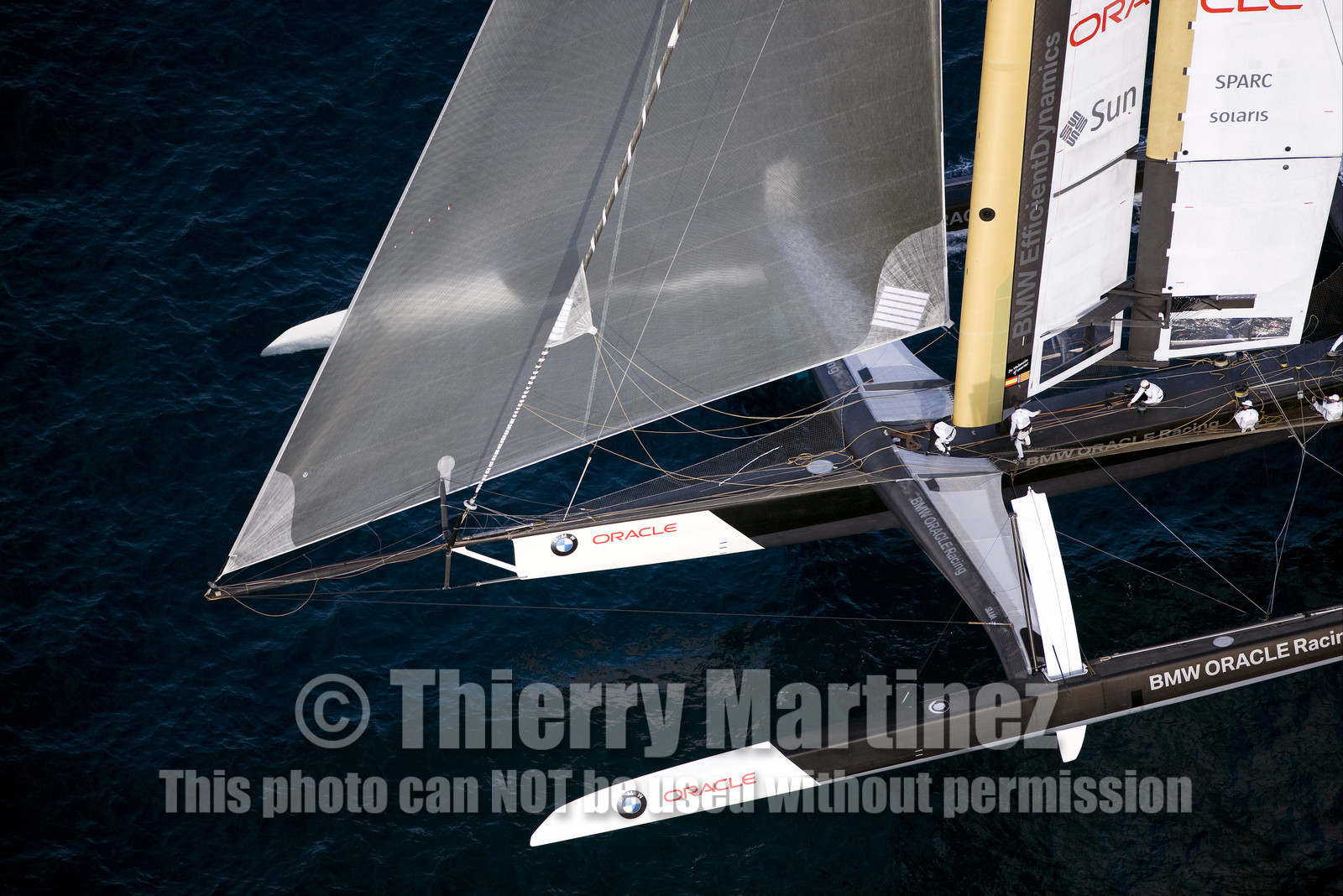 33rd  AMERICA'S CUP Valencia Spain, February 2010 - Defender:  ALINGHI (ALINGHI 5) vs Challenger : BMW Oracle Racing (USA 17)