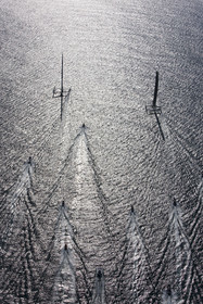 33rd  AMERICA'S CUP Valencia Spain, February 2010 - Defender:  ALINGHI (ALINGHI 5) vs Challenger : BMW Oracle Racing (USA 17)