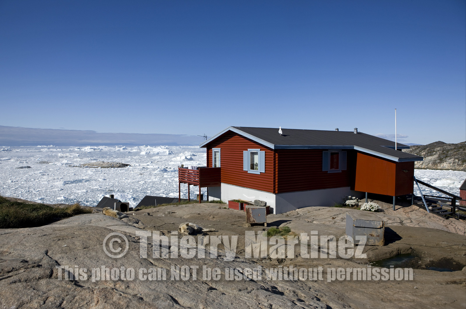 Schooner LA LOUISE sailing on west coast of Greenland.