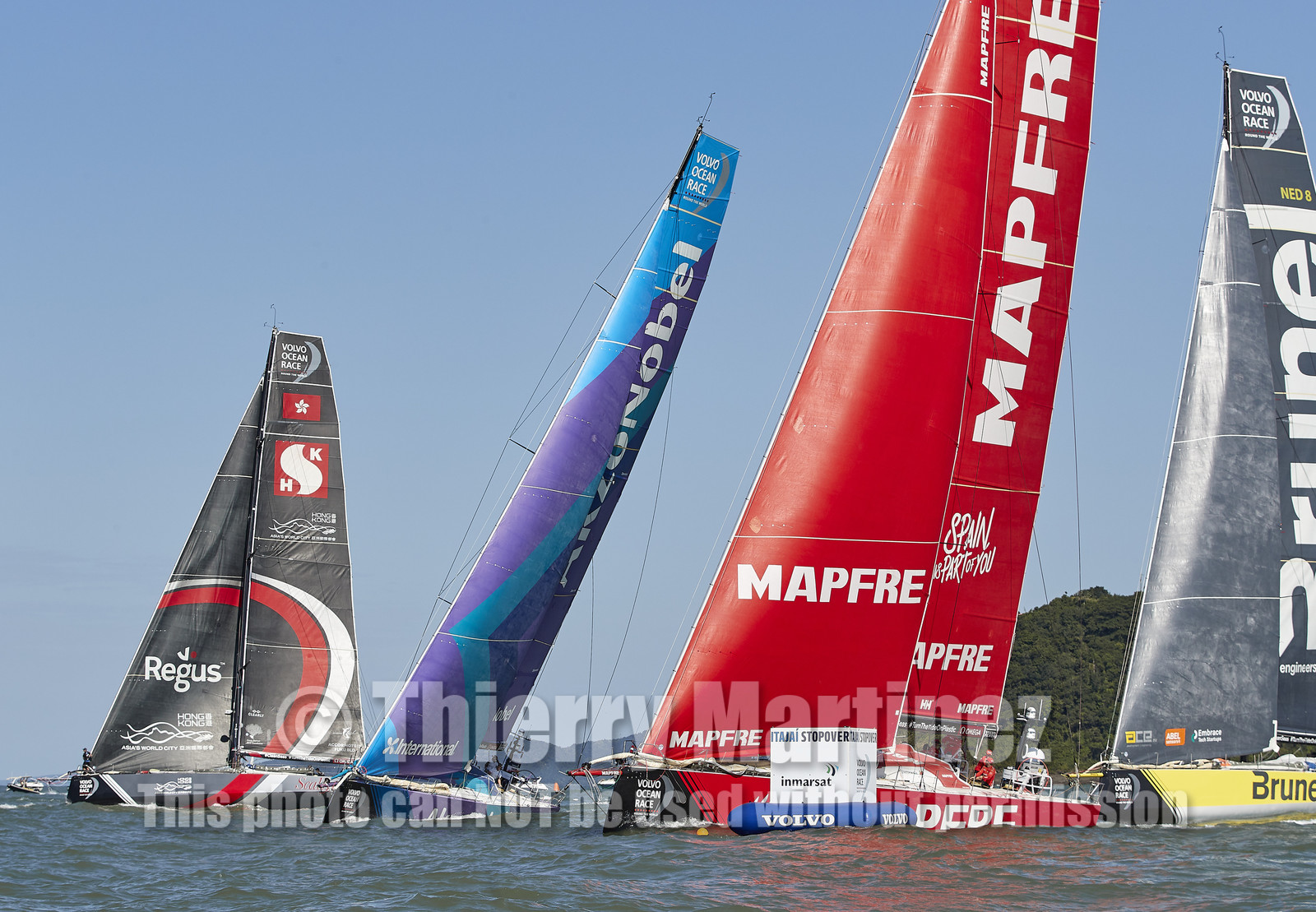 team AkzoNobel  in Volvo Ocean Race 2017-18.