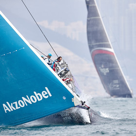 team AkzoNobel  in Volvo Ocean Race 2017-18.