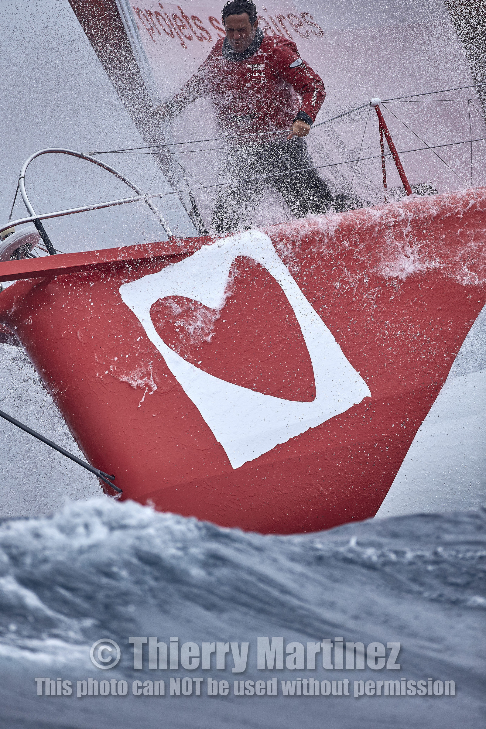 16_40251  ©Th.Martinez Sea&Co.  ILE DE GROIX - - FRANCE. 3 Août 2016. .Tanguy De Lamotte (FRA), a bord de l'IMOCA Initiatives-Coeur au large de l'Ile de Groix (FRA) en préparation du Vendée Globe 2016-17.