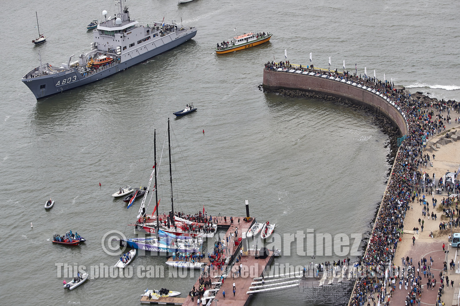 team AkzoNobel  in Volvo Ocean Race 2017-18.