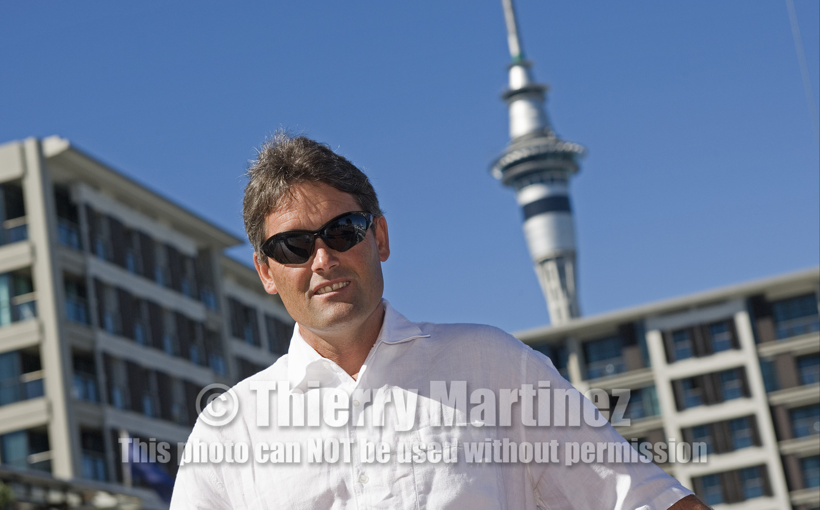 Portrait Russell Coutts (NZ) in Auckland.