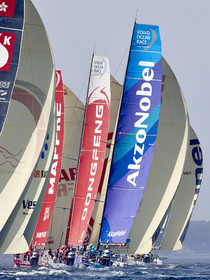 team AkzoNobel  in Volvo Ocean Race 2017-18.