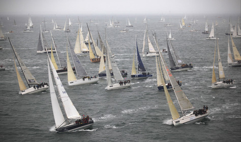 JP Morgan Asset Management Round The Island Race. 80th Anniversary race.