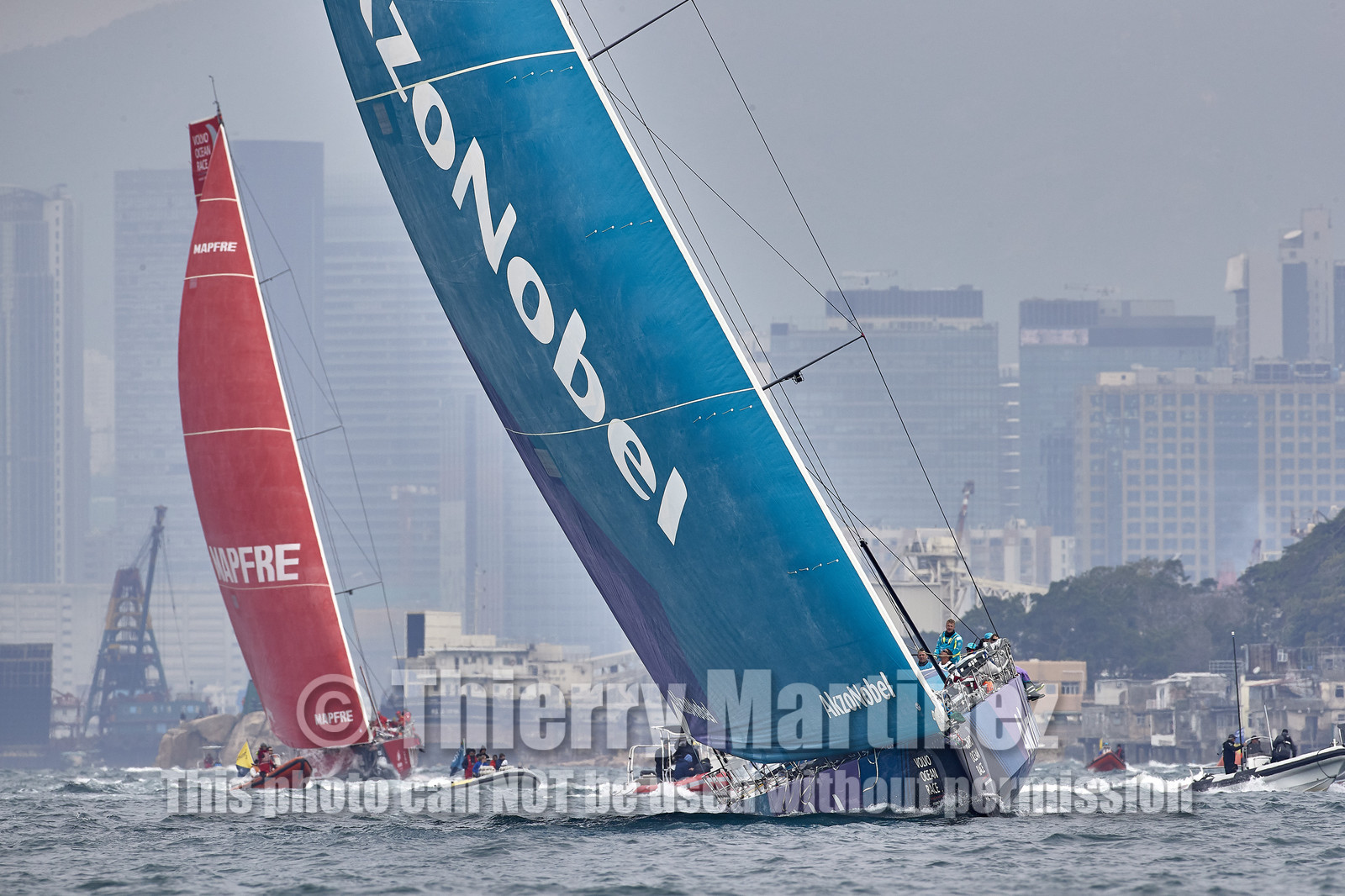 team AkzoNobel  in Volvo Ocean Race 2017-18.