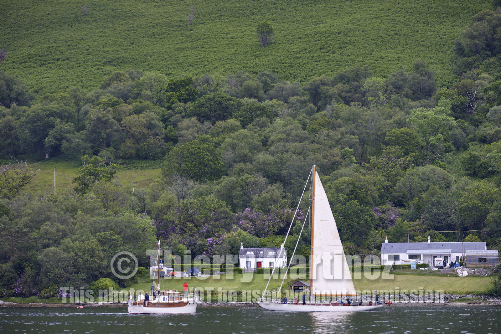 22_21639  © Thierry Martinez.FAIRLIE,SCOTLAND - UK 14th June 20222022 RICHARD MILLE FIFE REGATTA.Day 4 :ROTHESAY (ISLE OF BUTE) to PORTAVADIE.