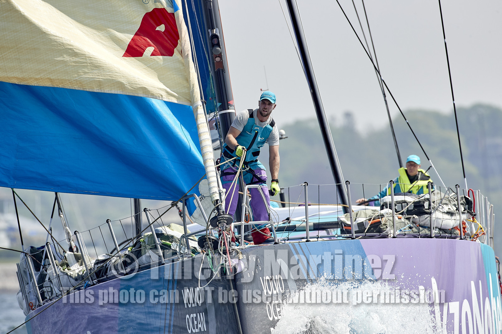 team AkzoNobel  in Volvo Ocean Race 2017-18.