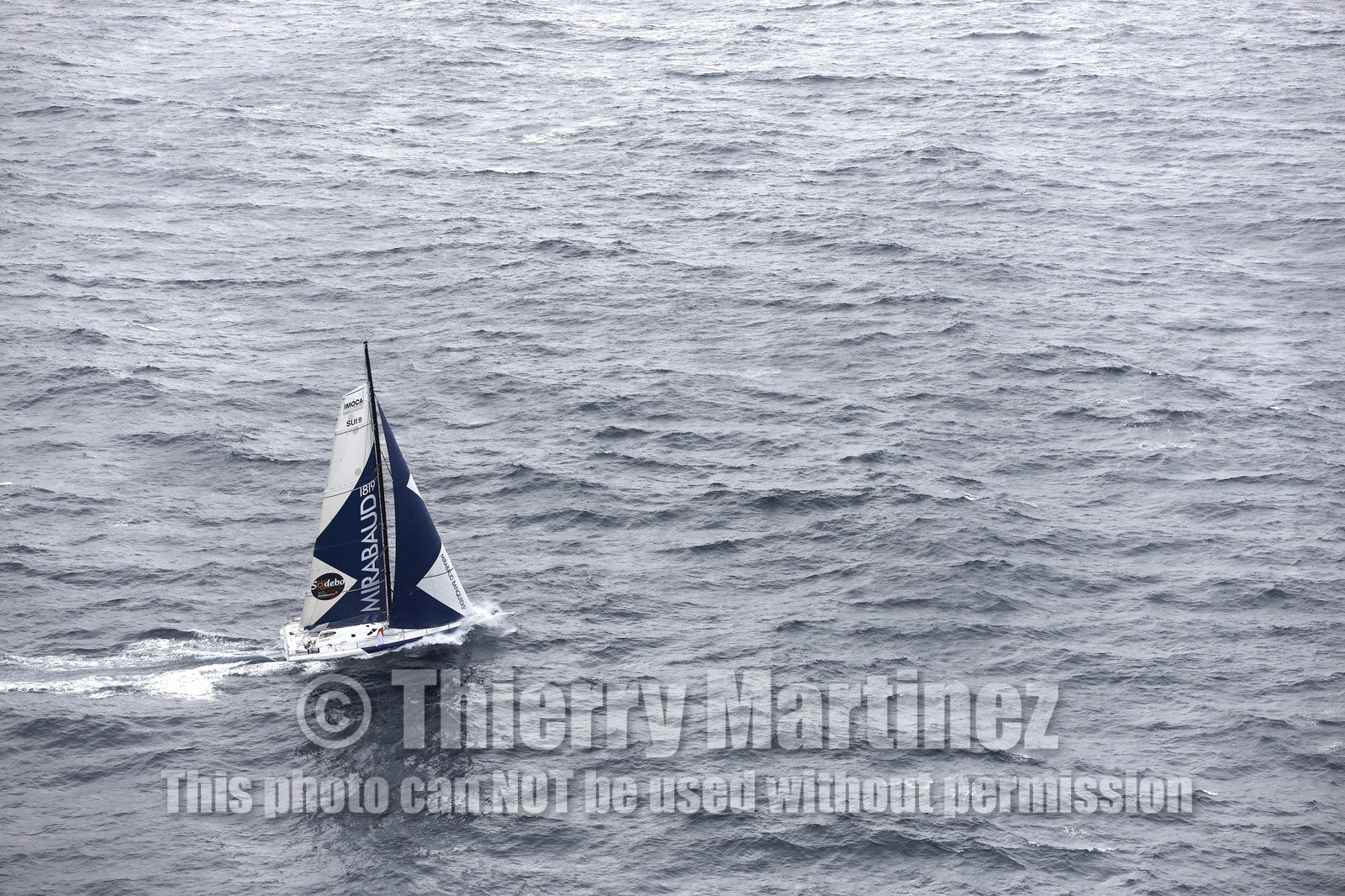 MIRABAUD  Monohull IMOCA 60, skipper Dominique Wavre (SUi)