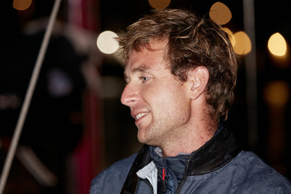 22_35218   © Thierry Martinez.ST NAZAIRE, FRANCE.07 Sept 2022.53éme édition de la Solitaire du Figaro.Arrivée de la 3éme étape , Royan    St Nazaire.Tom Laperche (Région Bretagne-CMB Performance) vainqueur de l’étape et de l’édition de la Solitaire du Figaro 2022.