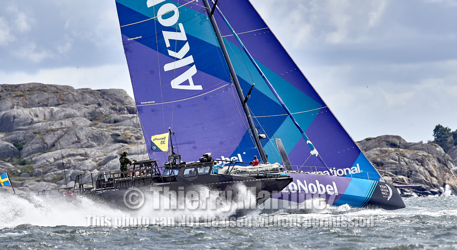 team AkzoNobel  in Volvo Ocean Race 2017-18.