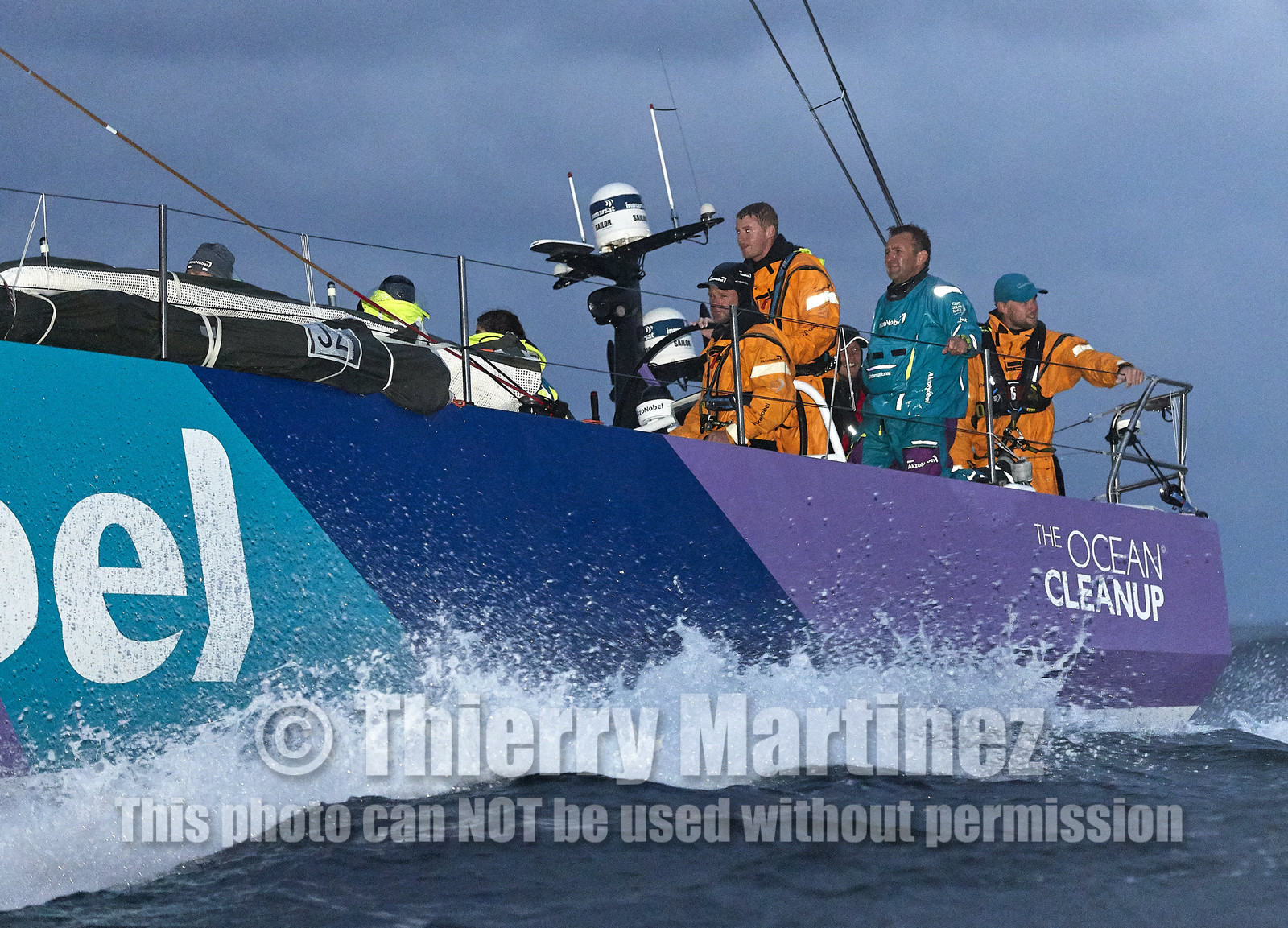 team AkzoNobel  in Volvo Ocean Race 2017-18.