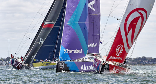 team AkzoNobel  in Volvo Ocean Race 2017-18.