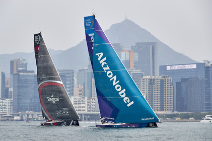 team AkzoNobel  in Volvo Ocean Race 2017-18.