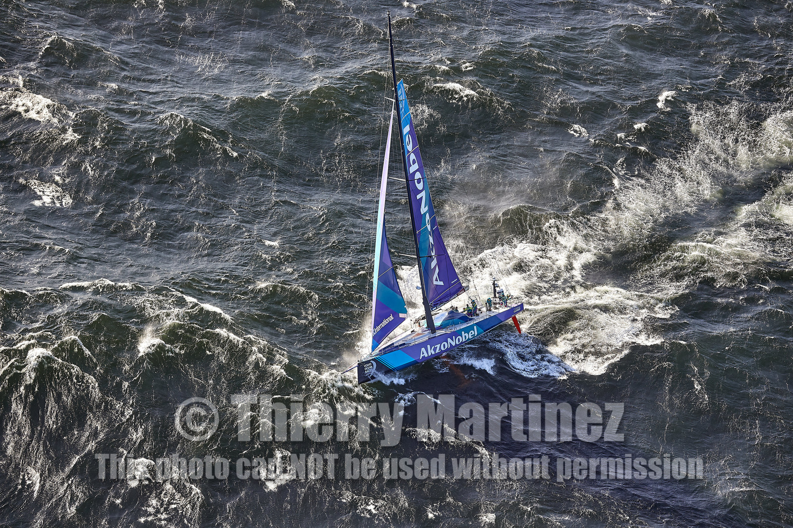 team AkzoNobel  in Volvo Ocean Race 2017-18.