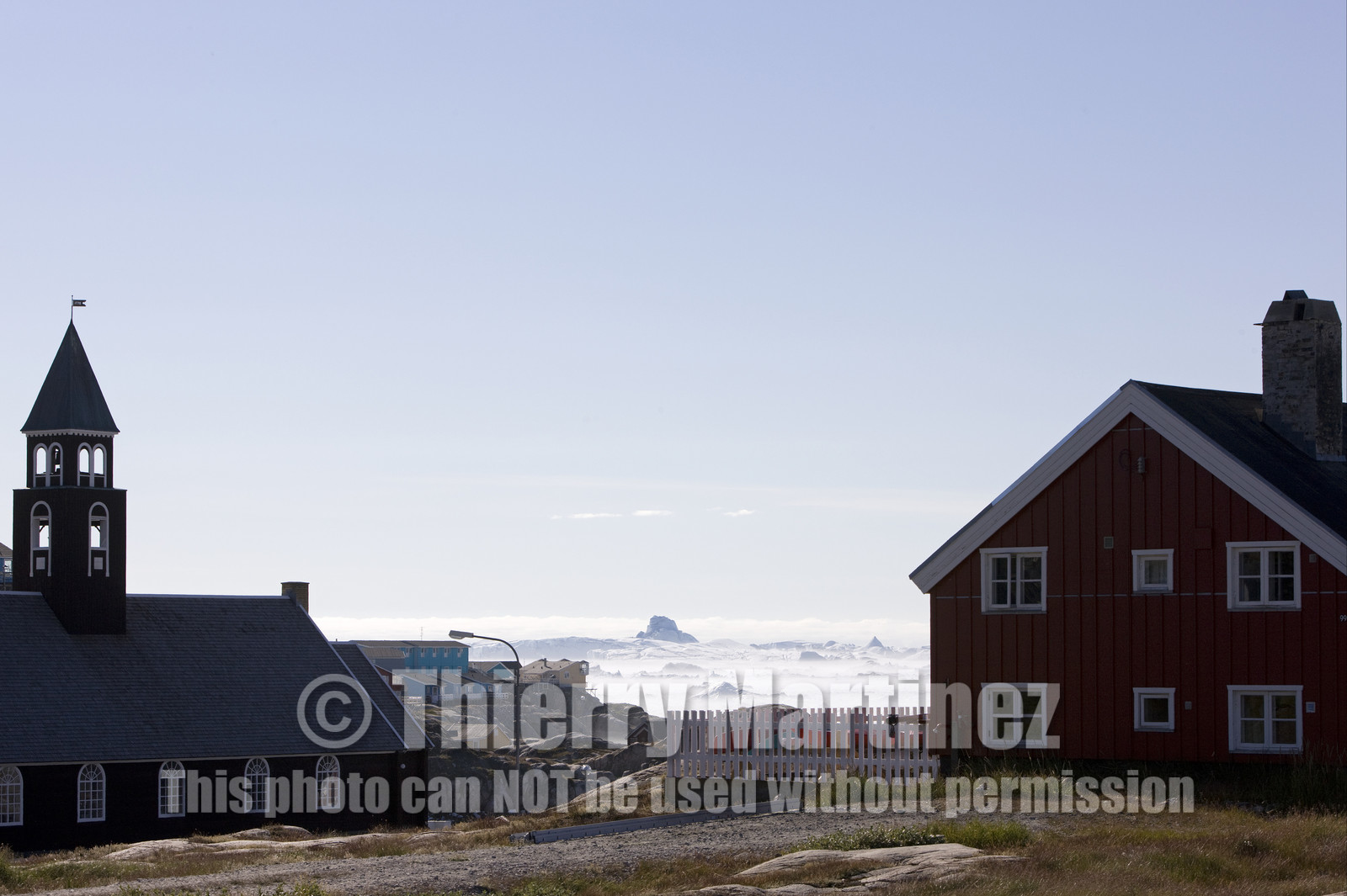 Schooner LA LOUISE sailing on west coast of Greenland.