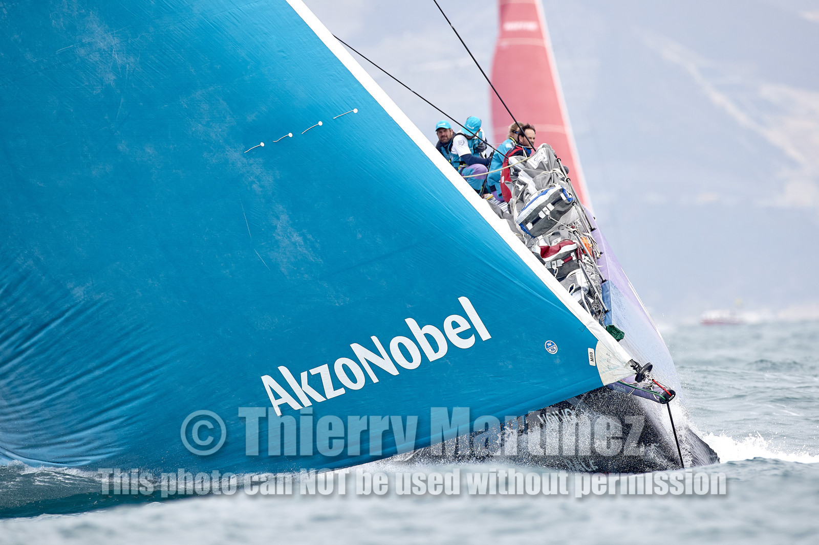team AkzoNobel  in Volvo Ocean Race 2017-18.