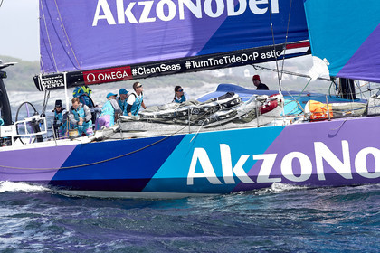 team AkzoNobel  in Volvo Ocean Race 2017-18.