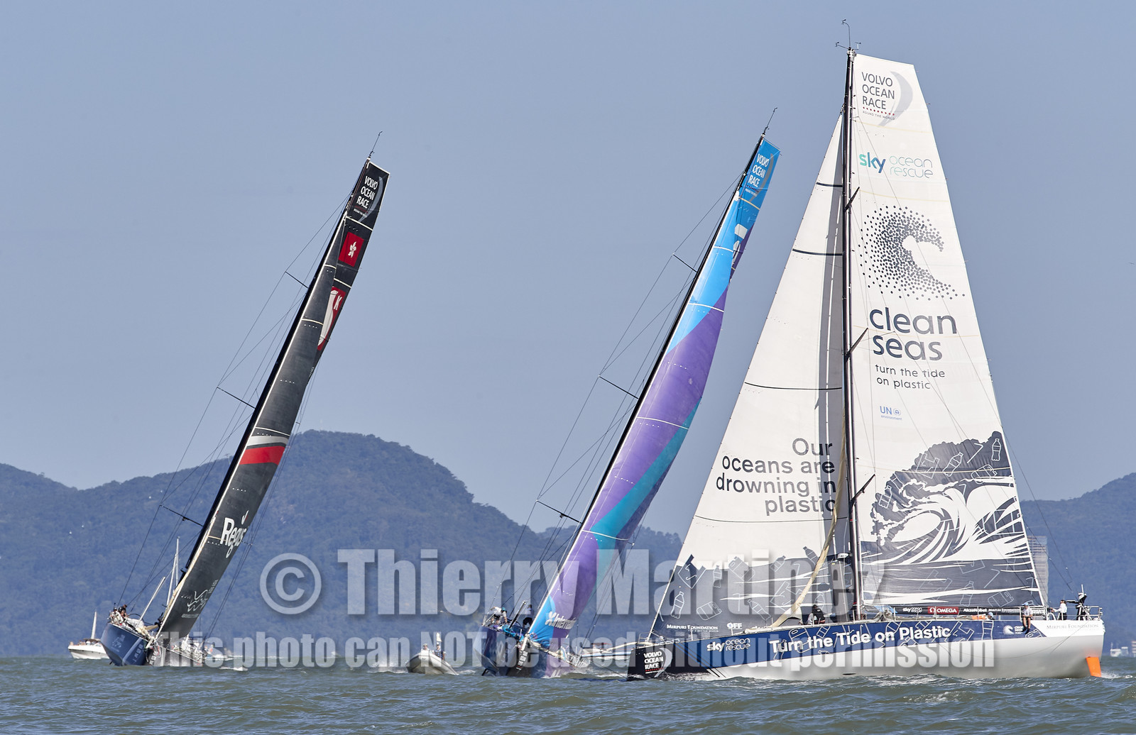 team AkzoNobel  in Volvo Ocean Race 2017-18.