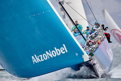 team AkzoNobel  in Volvo Ocean Race 2017-18.
