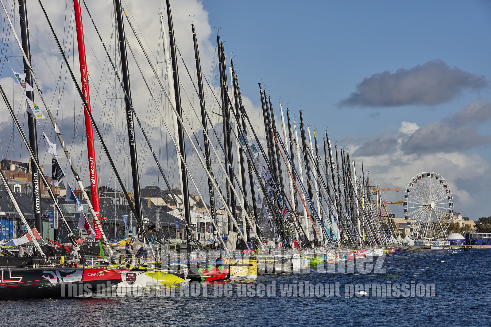 22_36910   © Thierry Martinez.ST MALO, FRANCE. 3 Novembre  2022ROUTE DU RHUM 2022.Flotte des 38 IMOCA.