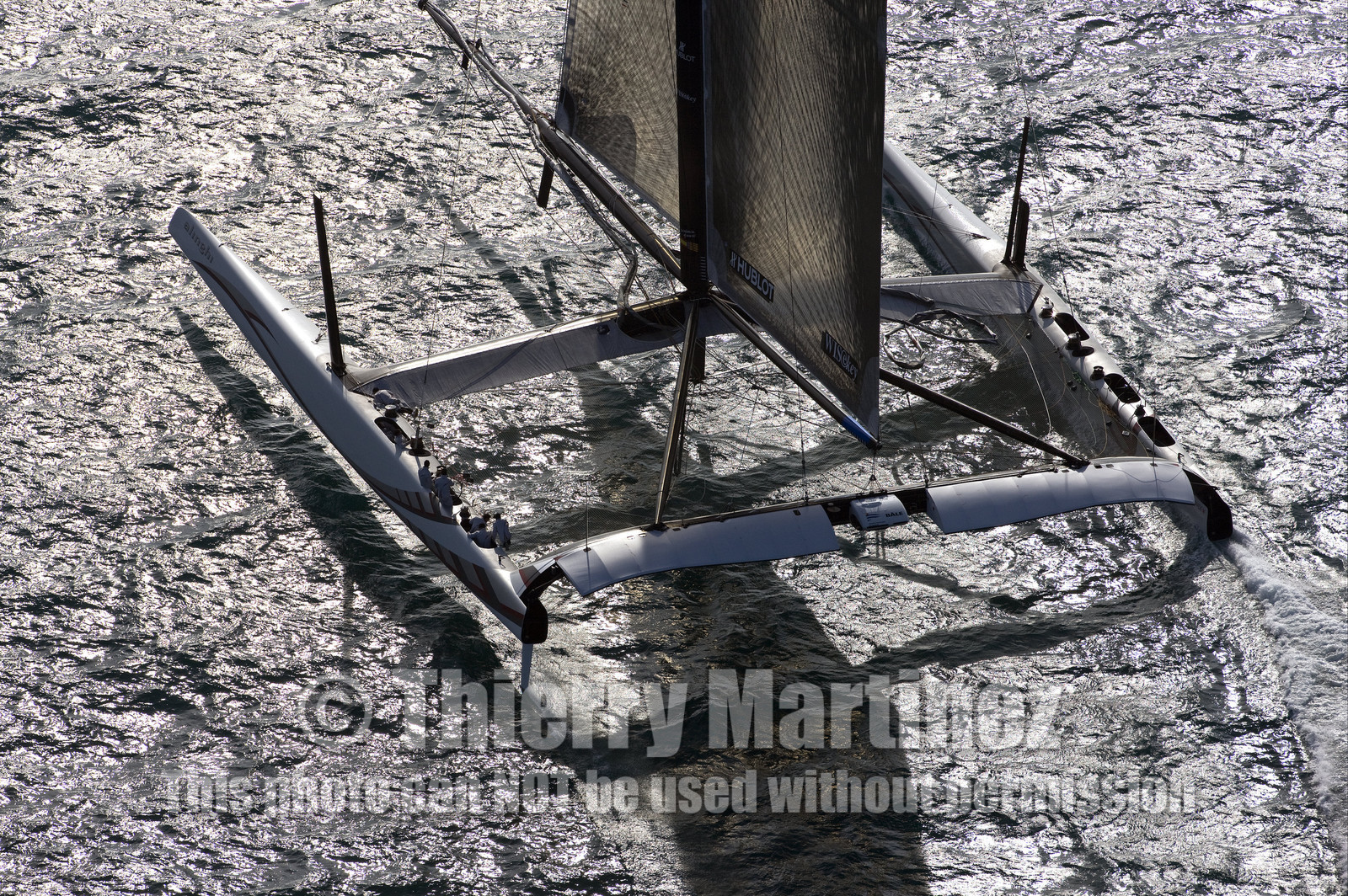 33rd  AMERICA'S CUP Valencia Spain, February 2010 - Defender:  ALINGHI (ALINGHI 5) vs Challenger : BMW Oracle Racing (USA 17)