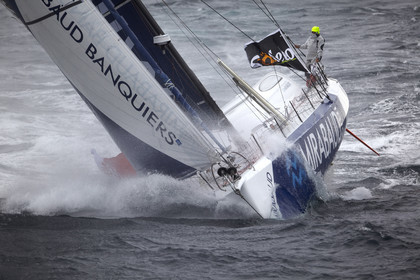 MIRABAUD  Monohull IMOCA 60, skipper Dominique Wavre (SUi)