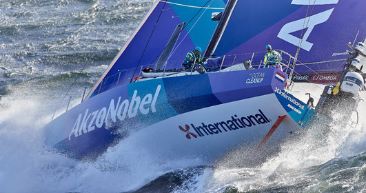 team AkzoNobel  in Volvo Ocean Race 2017-18.