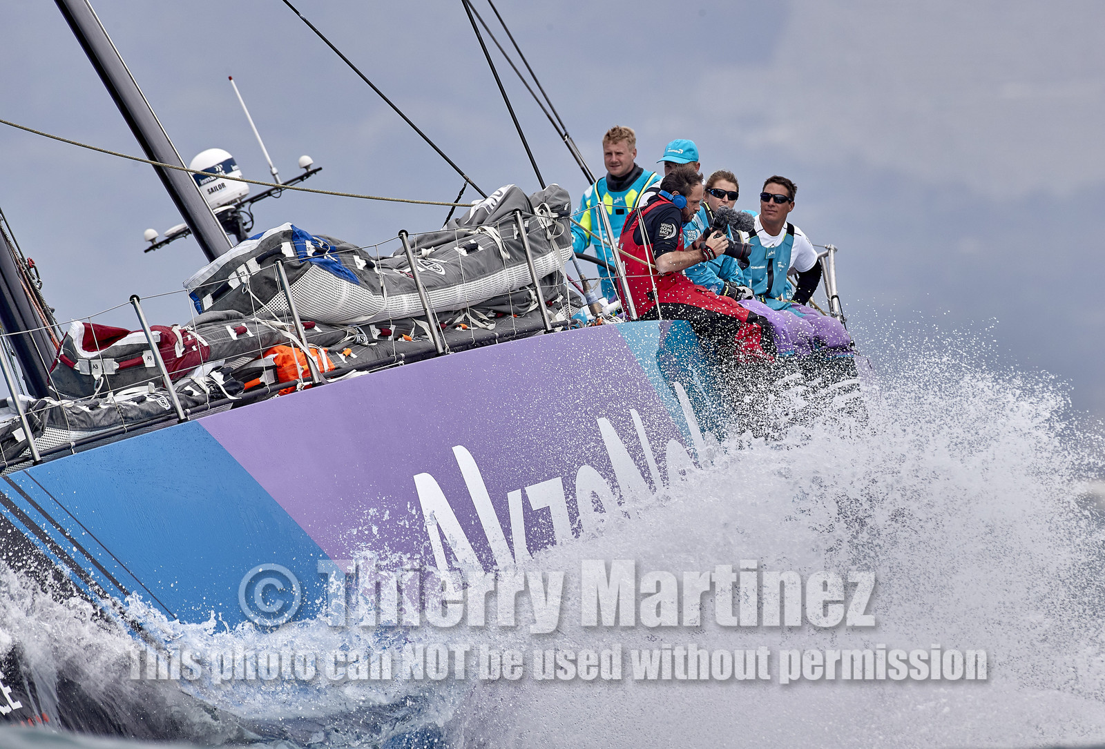 team AkzoNobel  in Volvo Ocean Race 2017-18.