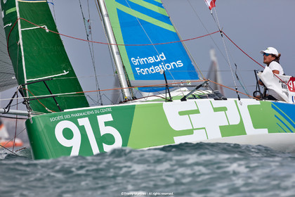 23_22457   © Thierry Martinez. LES SABLES D'OLONNE, 85 - FRANCE 25 septembre 2023.Départ MINI TRANSAT 2023. Départ du Dimanche 24 septembre retardé au Lundi 25 Sept .Les Sables d’Olonne (FRA)    Santa Cruz de la Palma ( Canaries)    St François ( Guadeloupe): 4050 NM.