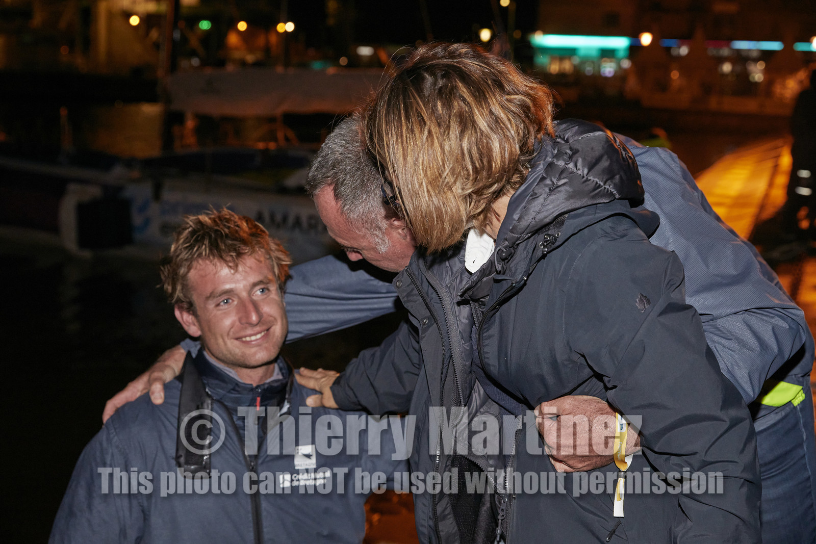 22_35250   © Thierry Martinez.ST NAZAIRE, FRANCE.07 Sept 2022.53éme édition de la Solitaire du Figaro.Arrivée de la 3éme étape , Royan    St Nazaire.Tom Laperche (Région Bretagne-CMB Performance) vainqueur de l’étape et de l’édition de la Solitaire du Figaro 2022.