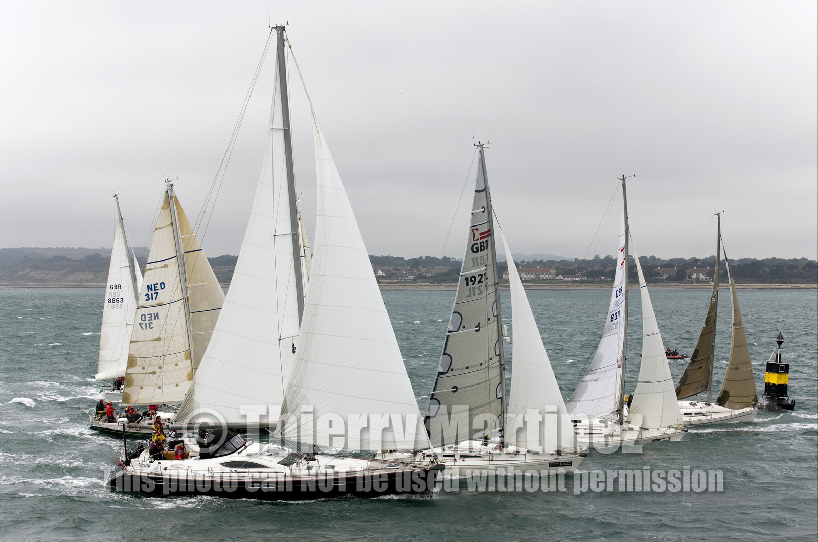 JP Morgan Asset Management Round The Island Race. 80th Anniversary race.