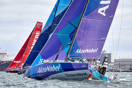 team AkzoNobel  in Volvo Ocean Race 2017-18.