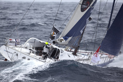 MIRABAUD  Monohull IMOCA 60, skipper Dominique Wavre (SUi)