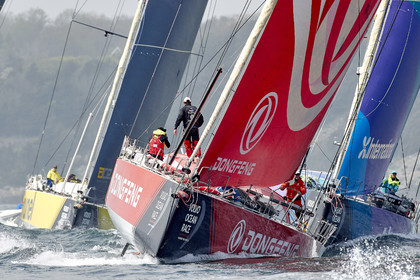 team AkzoNobel  in Volvo Ocean Race 2017-18.