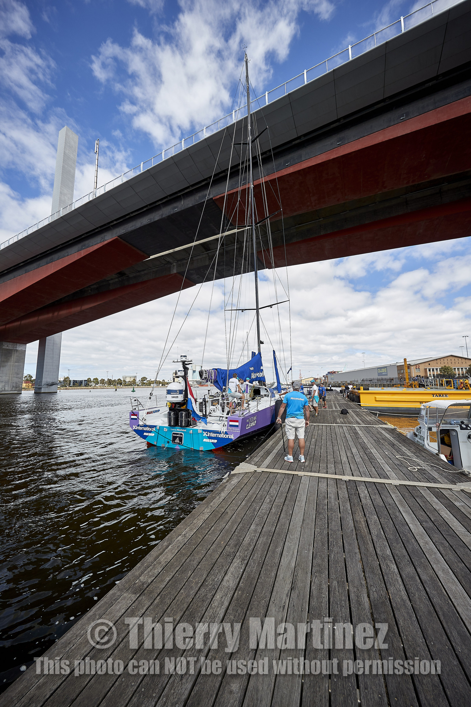 team AkzoNobel  in Volvo Ocean Race 2017-18.