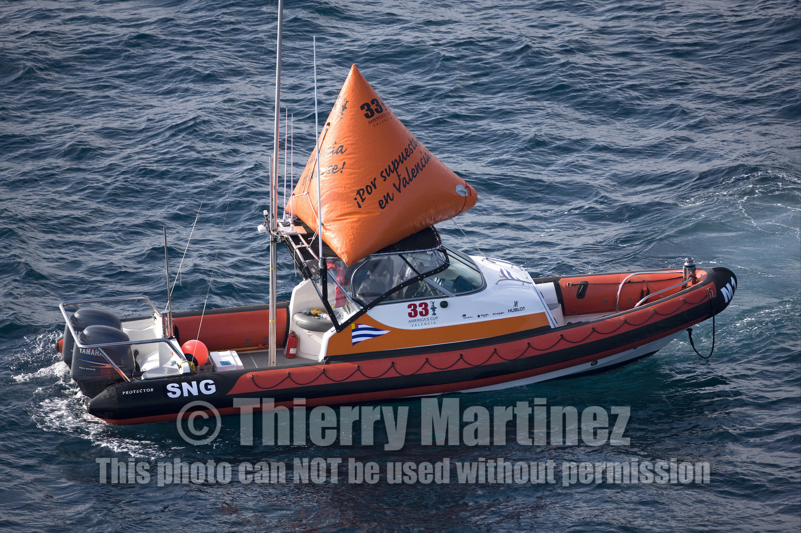 33rd  AMERICA'S CUP Valencia Spain, February 2010 - Defender:  ALINGHI (ALINGHI 5) vs Challenger : BMW Oracle Racing (USA 17)