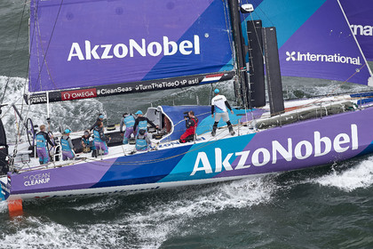 team AkzoNobel  in Volvo Ocean Race 2017-18.