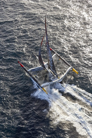 « ULTIM ACTUAL LEADER , Skipper Yves Le Blevec.