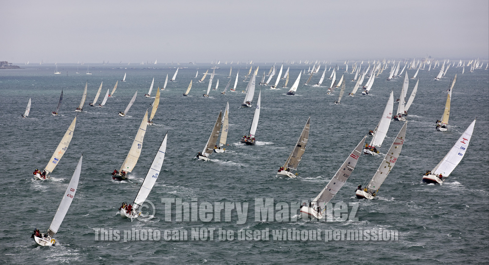 JP Morgan Asset Management Round The Island Race. 80th Anniversary race.