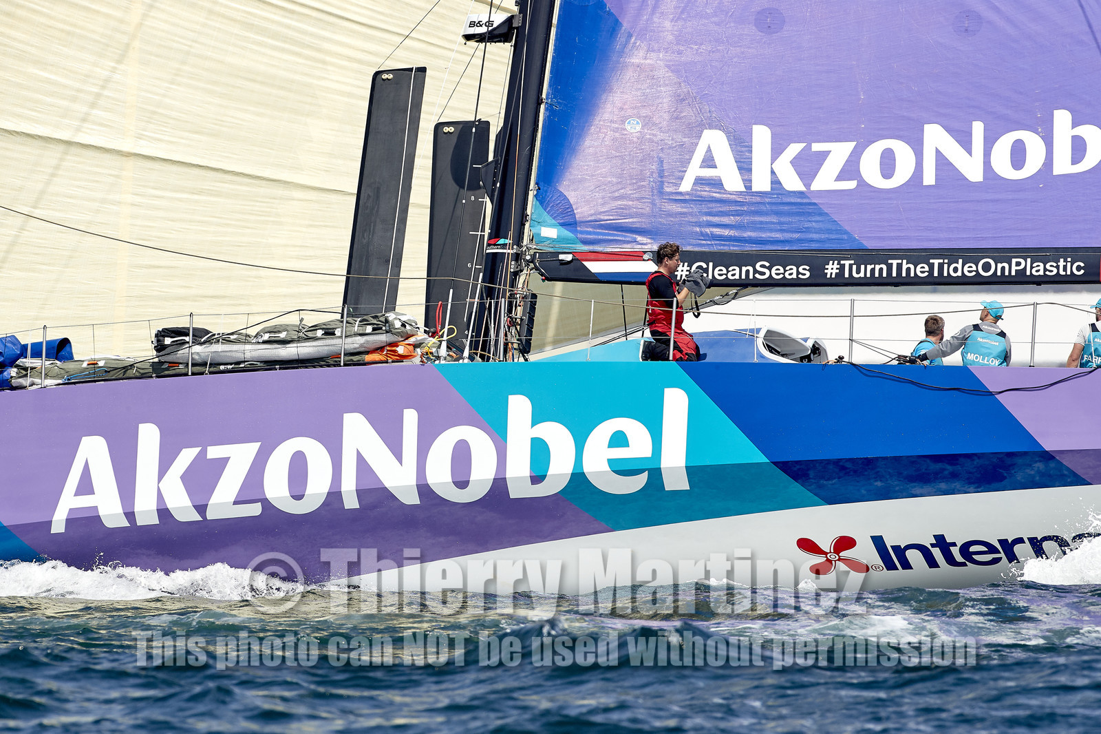 team AkzoNobel  in Volvo Ocean Race 2017-18.