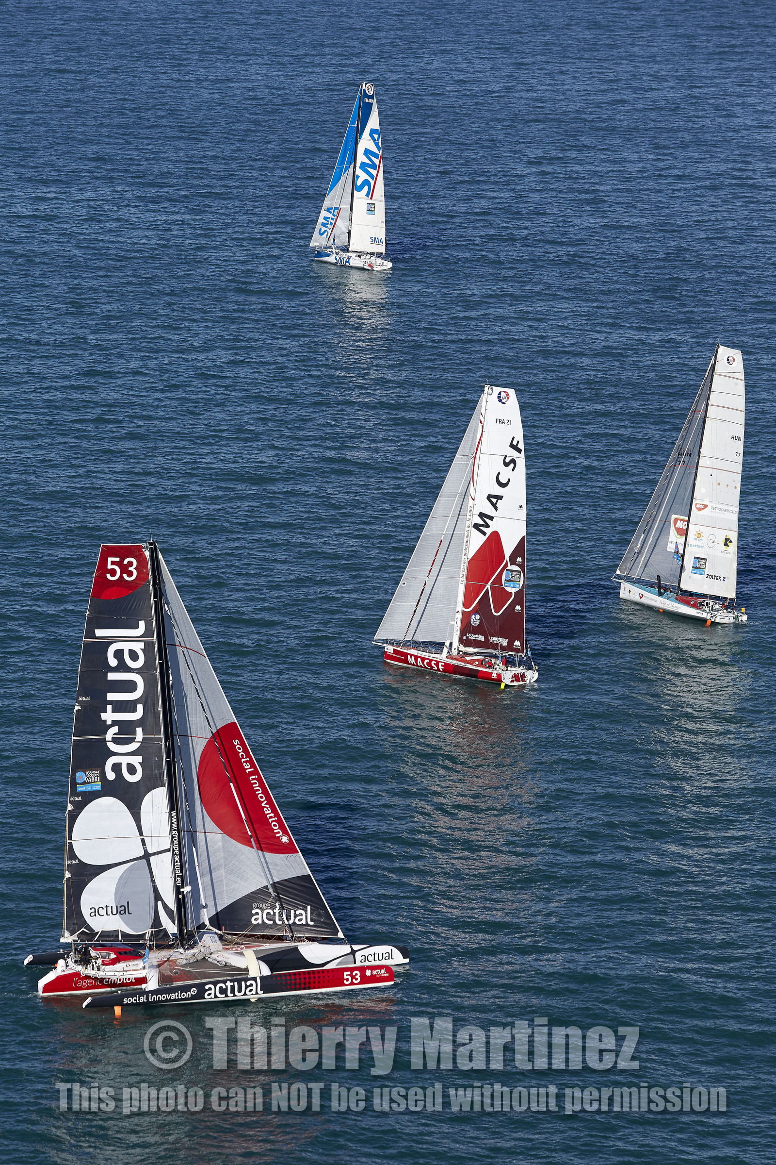 Départ Transat Jacques Vabre 2015.