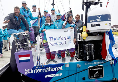 team AkzoNobel  in Volvo Ocean Race 2017-18.