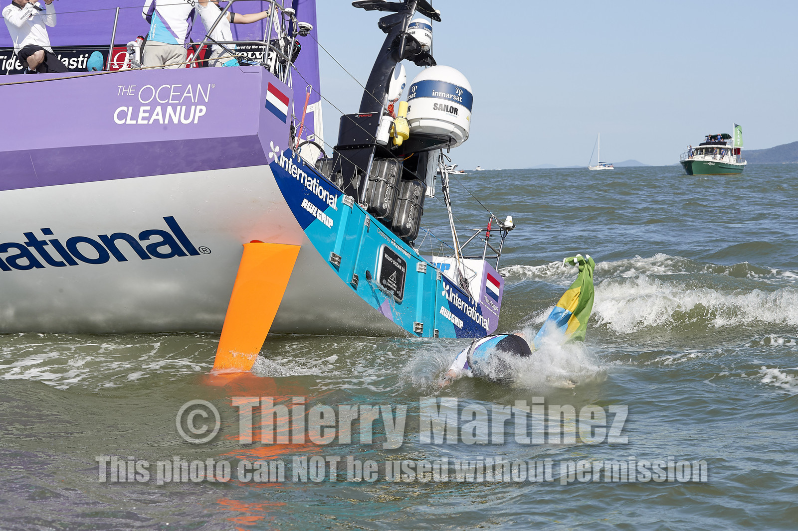 team AkzoNobel  in Volvo Ocean Race 2017-18.