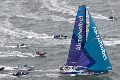 team AkzoNobel  in Volvo Ocean Race 2017-18.