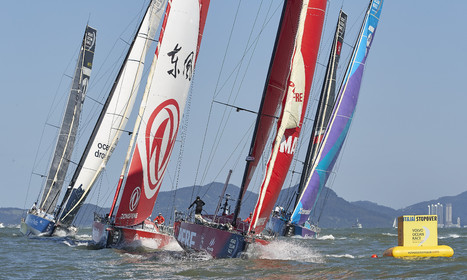 team AkzoNobel  in Volvo Ocean Race 2017-18.