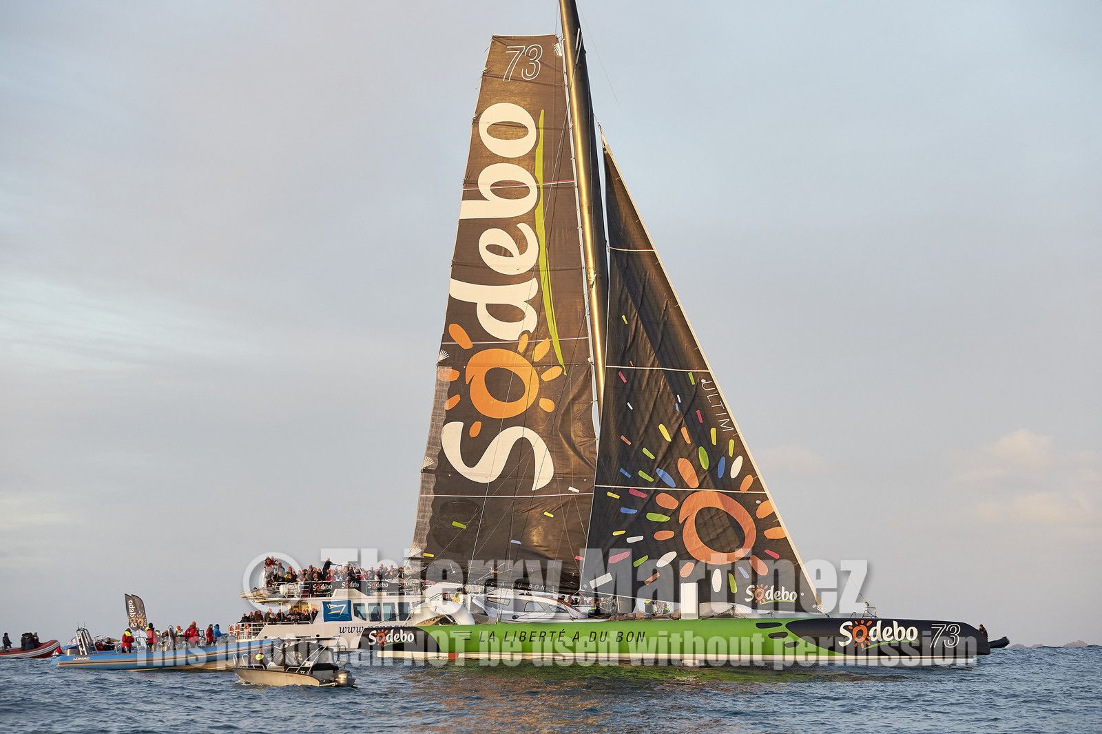 Single-handed sailing round the world record .