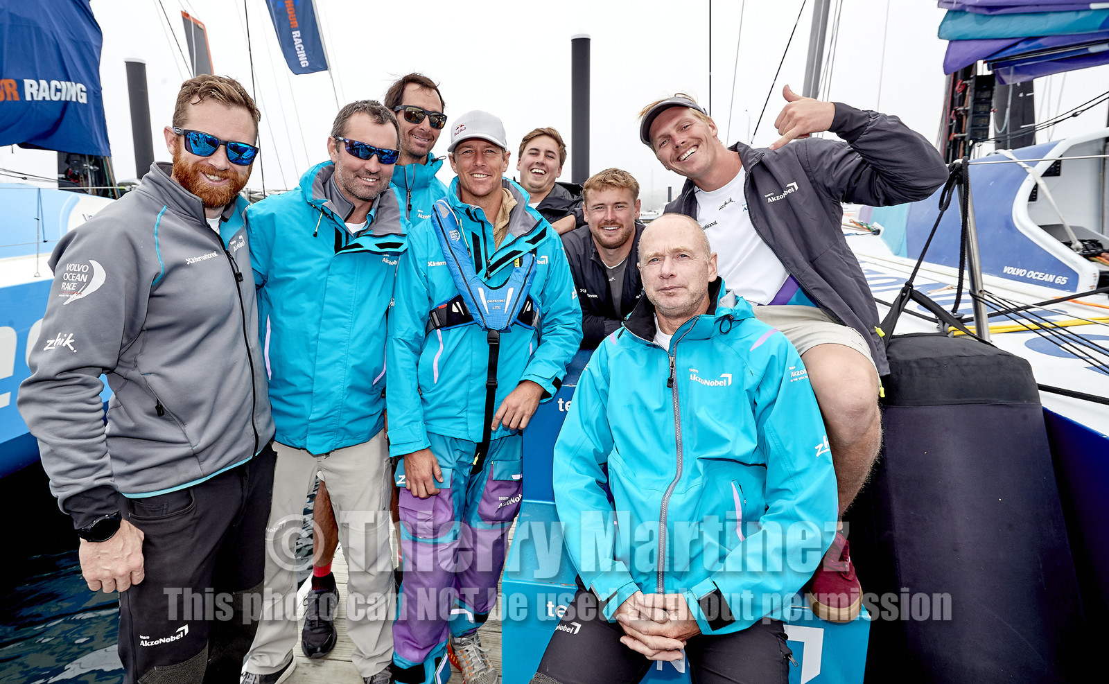 team AkzoNobel  in Volvo Ocean Race 2017-18.